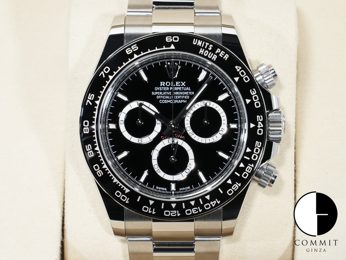 Rolex Daytona Ref. 126500LN Stainless Steel Black Dial Excellent Condition Pre-Owned 7nibmo4k