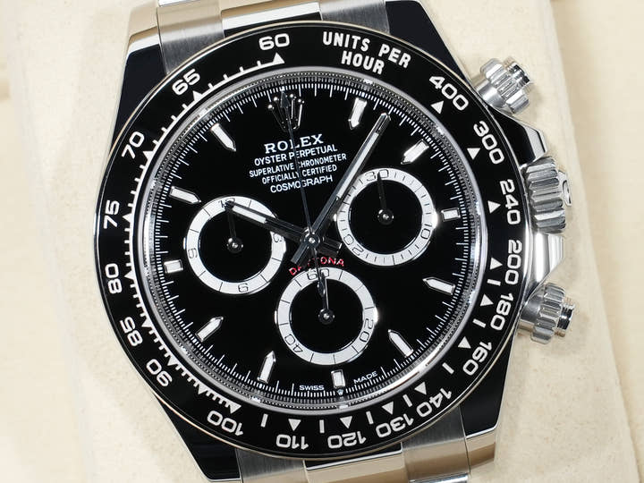 ロレックス デイトナ Ref.126500LN ステンレススチール ブラック文字盤 未使用 78zzqipa