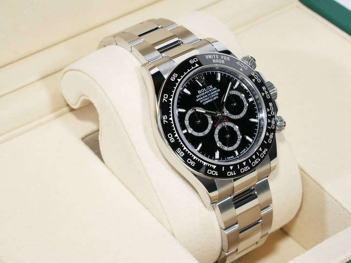 Rolex Daytona Ref. 126500LN Stainless Steel Black Dial Unused e6iihwku