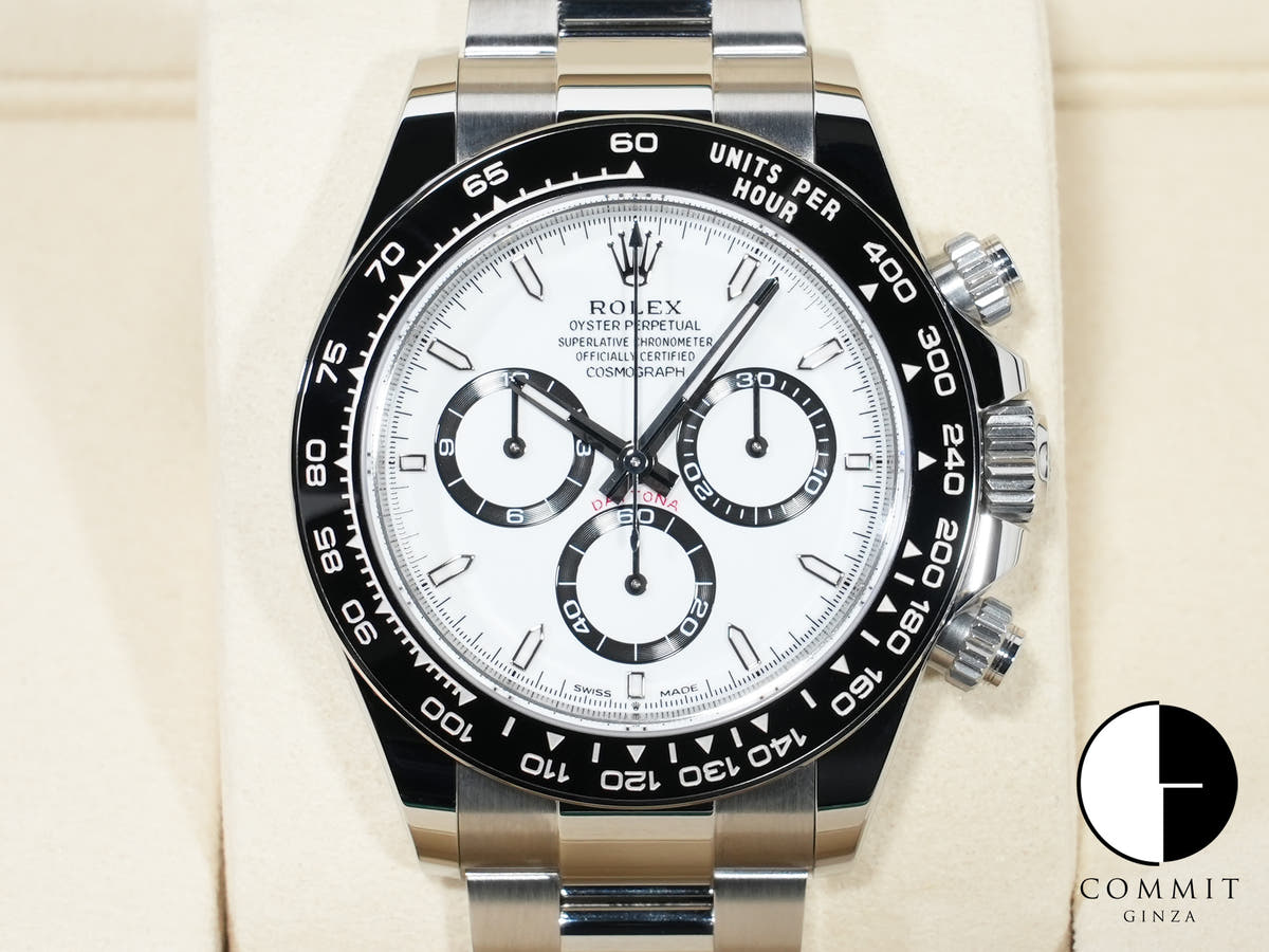 ロレックス デイトナ Ref.126500LN ステンレススチール ホワイト文字盤 未使用 i5omwkf8