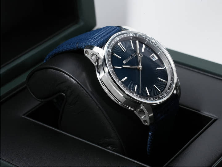 Audemars Piguet CODE 11.59 by Audemars Piguet Ref. 15210ST.OO.A348KB.01 Stainless Steel Night Blue Dial Unused rbuyx2tm