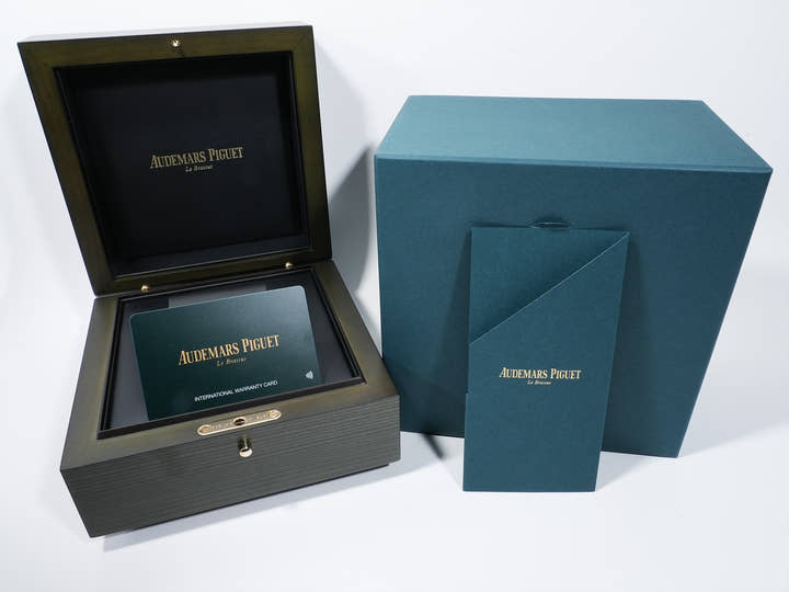 オーデマピゲ ロイヤルオーク クロノグラフ Ref.26715OR.OO.1356OR.01 ピンクゴールド ナイトブルー文字盤 未使用 73u4tcrp