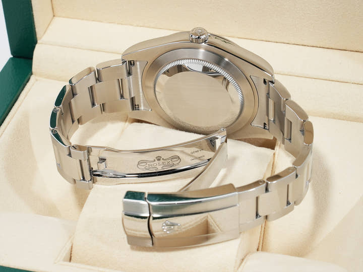 Pre-owned Rolex Datejust II Ref. 116300 Stainless Steel with Silver Arabic Dial and Oyster Bracelet (rau4ij8u)