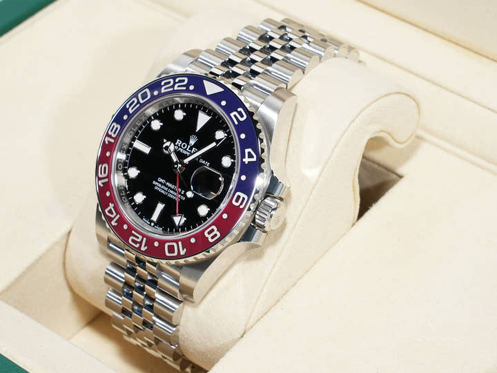 ロレックス GMTマスターII Ref.126710BLRO ステンレススチール ブラック文字盤 ジュビリーブレスレット 未使用 8pbuvggd