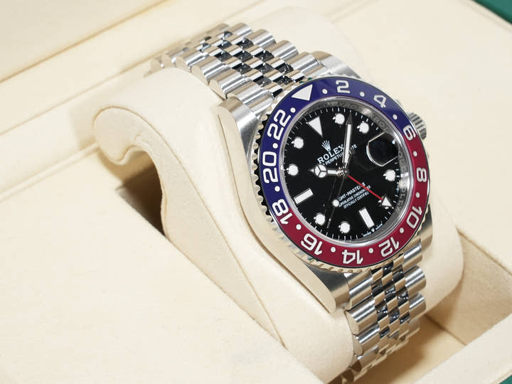 ロレックス GMTマスターII Ref.126710BLRO ステンレススチール ブラック文字盤 ジュビリーブレスレット 未使用 8pbuvggd