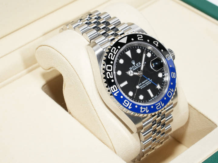 ロレックス GMTマスターII Ref.126710BLNR ステンレススチール ブラック文字盤 ジュビリーブレスレット 未使用 o7tfwnfg
