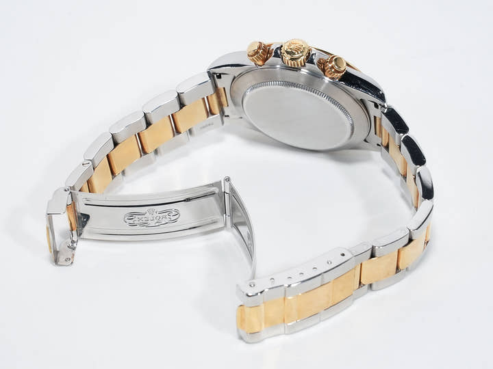 ロレックス デイトナ エルプリメロ Ref.16523 ステンレススチール/イエローゴールド ブラック文字盤 中古 qgfwi6i9