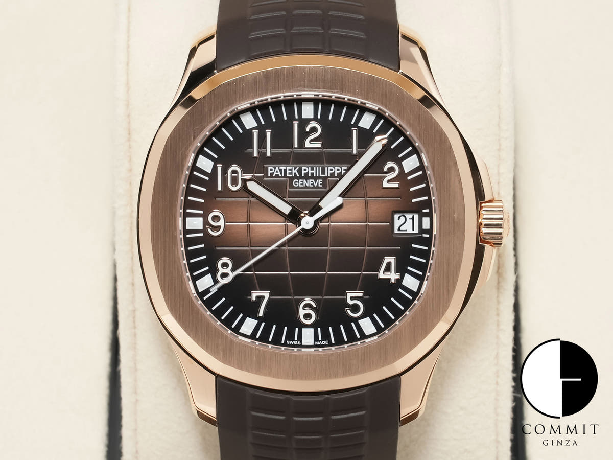 Patek Philippe Aquanaut Ref. 5167R-001 Rose Gold Brown Dial Pre-owned dq5vuhvi