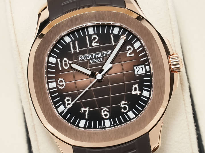 Patek Philippe Aquanaut Ref. 5167R-001 Rose Gold Brown Dial Pre-owned dq5vuhvi