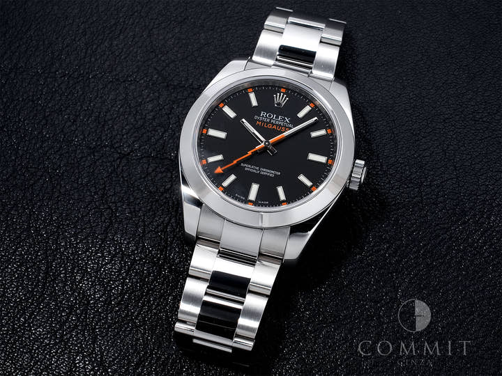 ロレックス ミルガウス Ref.116400 ステンレススチール ブラック文字盤 美品 6g993eh6