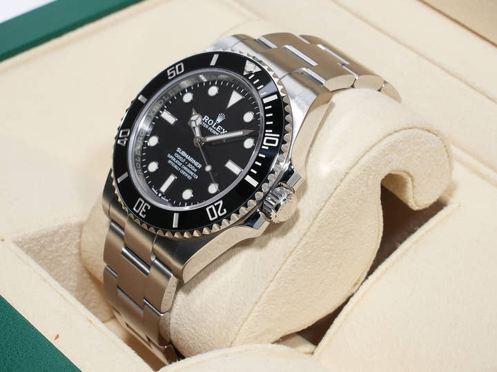 ロレックス サブマリーナー ノンデイト Ref.124060 ステンレススチール ブラック文字盤 中古 4mxpp2pd