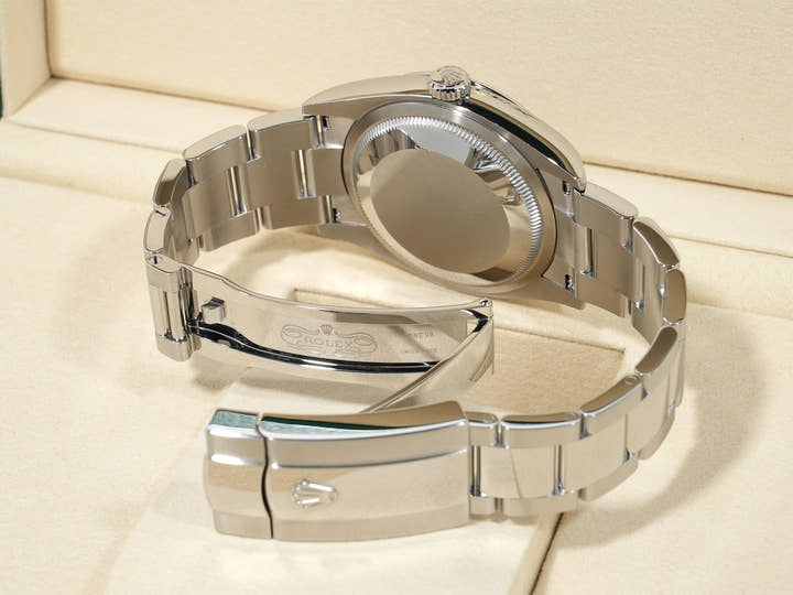 ロレックス デイトジャスト36 Ref.126200 ステンレススチール ミントグリーン文字盤 オイスターブレスレット 美中古 wdms9r9a