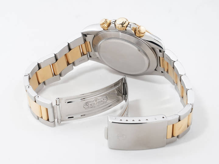 ロレックス デイトナ エルプリメロ Ref.16523 ステンレススチール/イエローゴールド ホワイト文字盤 中古 ehjjcey3