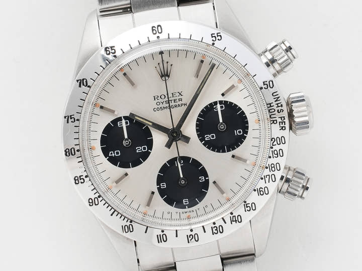 ロレックス デイトナ Ref.6265 ステンレススチール シルバー文字盤 中古 0CSH0005