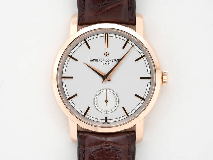 ヴァシュロンコンスタンタン トラディショナル マニュアルワインディング Ref.82172/000R-9382 ピンクゴールド シルバー文字盤 中古 hsj2kowe