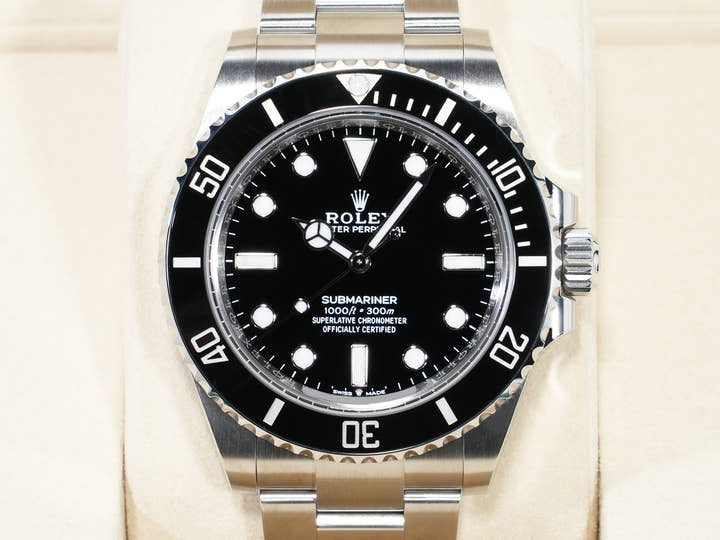 ロレックス サブマリーナー ノンデイト Ref.124060 ステンレススチール ブラック文字盤 未使用 ighu3v4w
