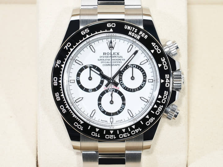 ロレックス デイトナ Ref.126500LN ステンレススチール ホワイト文字盤 未使用 hofqeezz