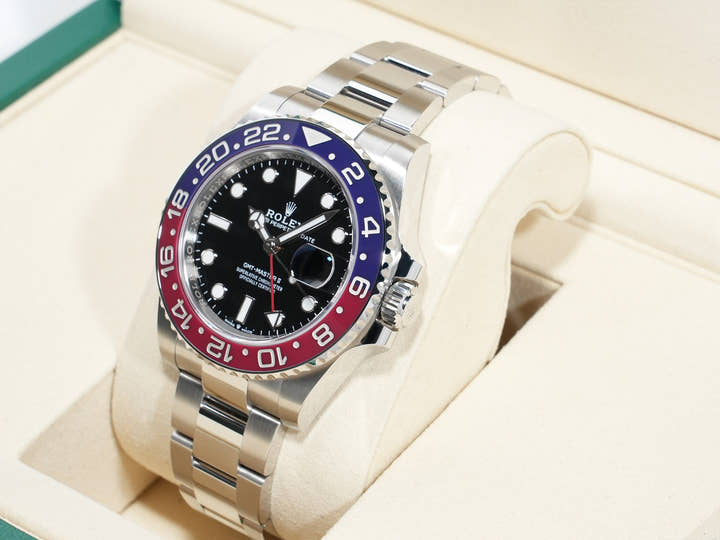 ロレックス GMTマスターII Ref.126710BLRO ステンレススチール ブラック文字盤 オイスターブレスレット 未使用 2no6fd2k