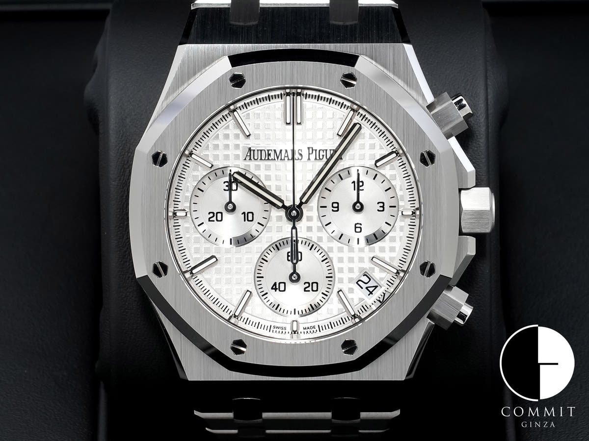 オーデマピゲ ロイヤルオーク クロノグラフ 50周年記念 Ref.26240ST.OO.1320ST.03 ステンレススチール シルバー文字盤 未使用 u7f2bdoa