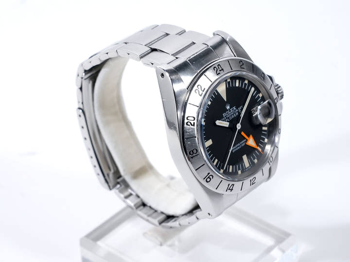 ロレックス エクスプローラーII Ref.1655 ステンレススチール ブラック文字盤 オイスターブレスレット 中古 xfyu9dp8