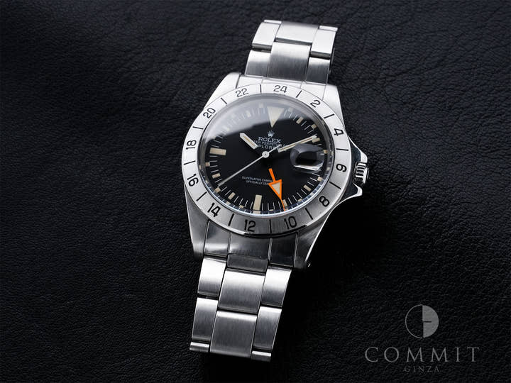 ロレックス エクスプローラーII Ref.1655 ステンレススチール ブラック文字盤 オイスターブレスレット 中古 xfyu9dp8