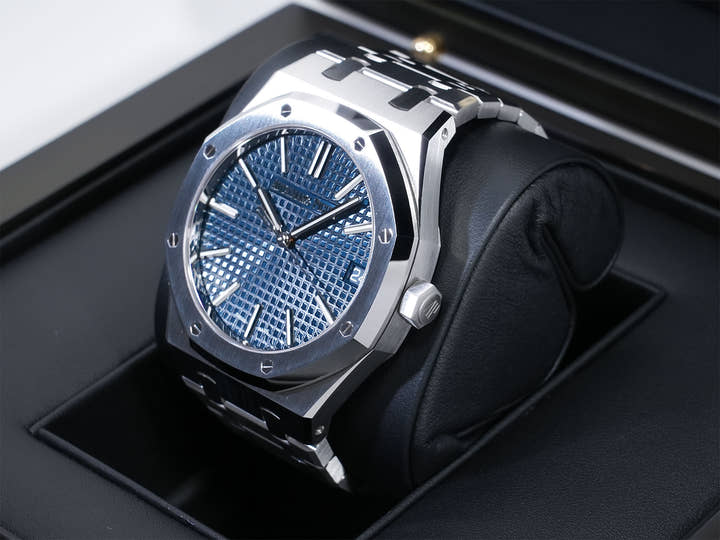 Audemars Piguet Royal Oak Ref. 15510ST.OO.1320ST.06 Stainless Steel Night Blue Dial Unused kagjmmj7