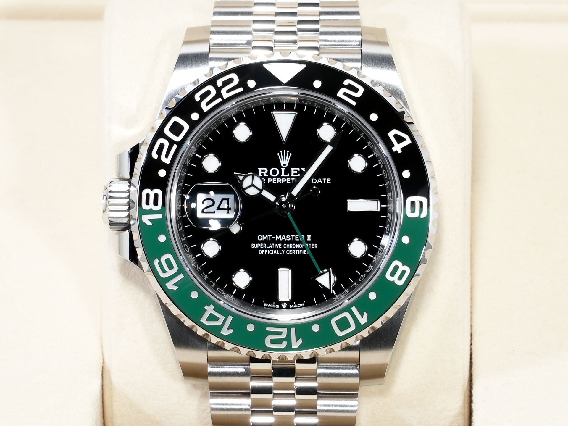 ロレックス GMTマスターII Ref.126720VTNR ステンレススチール ブラック文字盤 ジュビリーブレスレット 未使用 assrp38f