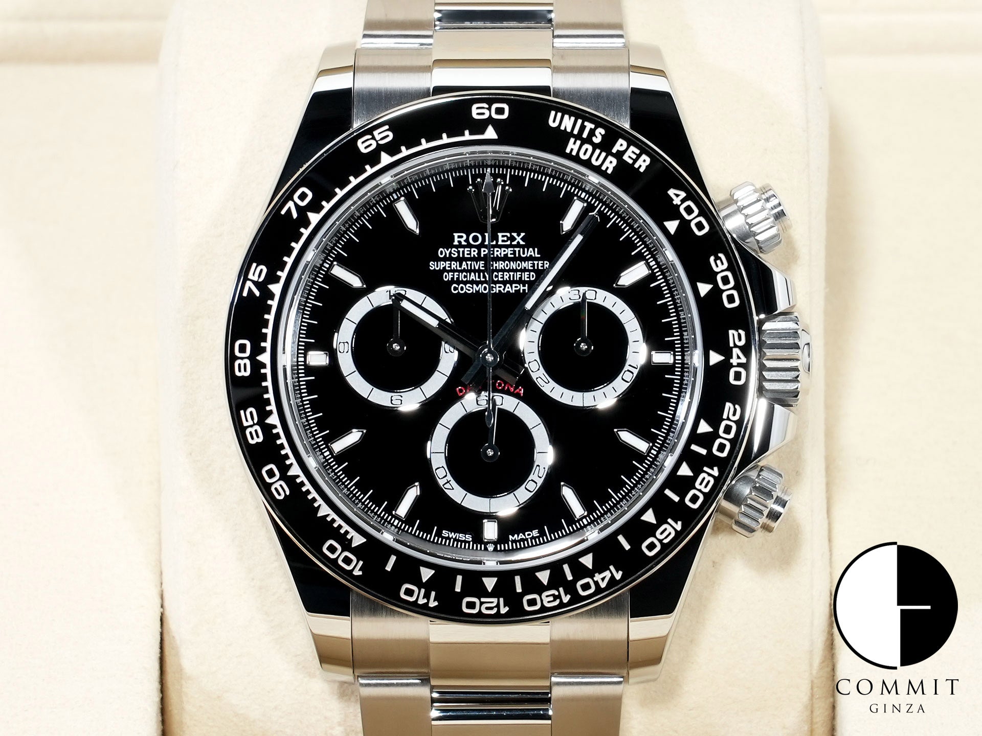 ロレックス デイトナ Ref.126500LN ステンレススチール ブラック文字盤 未使用 79nufeee