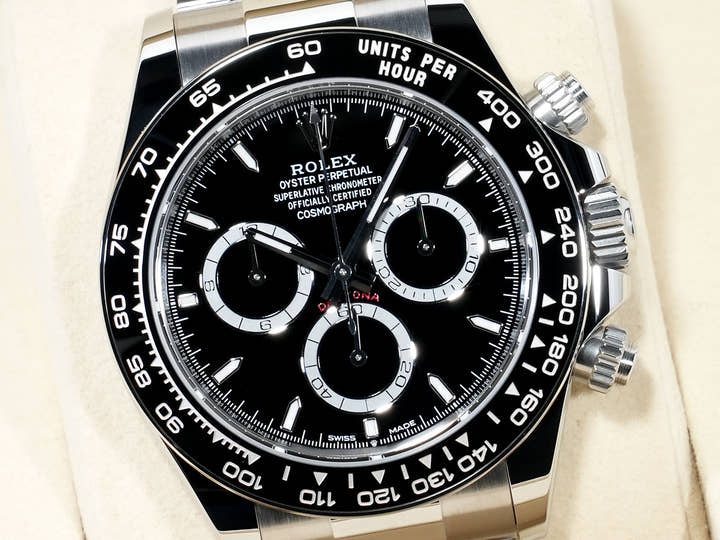 ロレックス デイトナ Ref.126500LN ステンレススチール ブラック文字盤 未使用 79nufeee