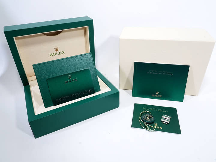 Pre-owned Rolex Daytona Ref. 116500LN Stainless Steel Black Dial jico6cdf