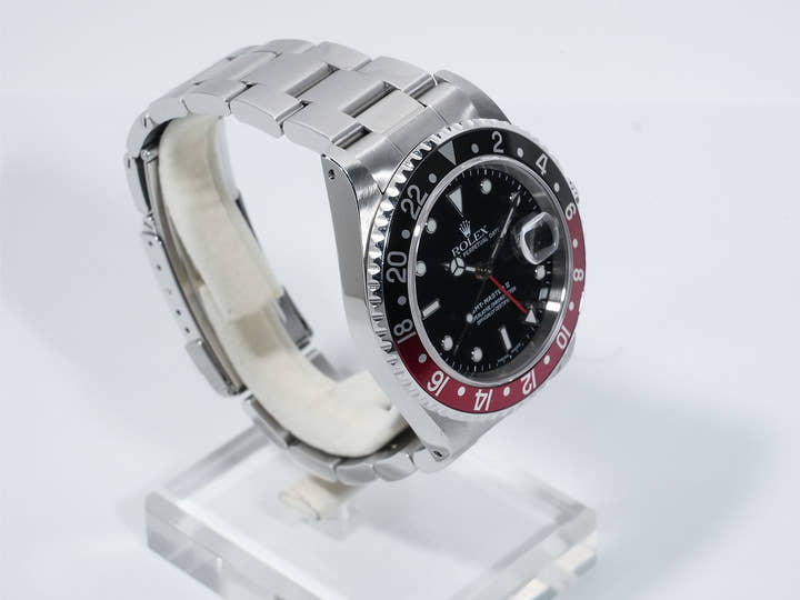 ロレックス GMTマスターII Ref.16710 ステンレススチール ブラック文字盤 オイスターブレスレット 中古 yin7ufkz