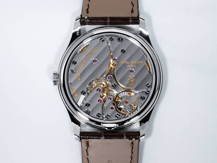 Patek Philippe Calatrava Ref. 6196P-001 Platinum with Rose Gold-Plated Opaline Dial, Unused (ttjppymh)