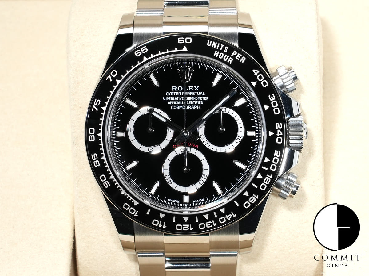 ロレックス デイトナ Ref.126500LN ステンレススチール ブラック文字盤 未使用 2ws9eqgy