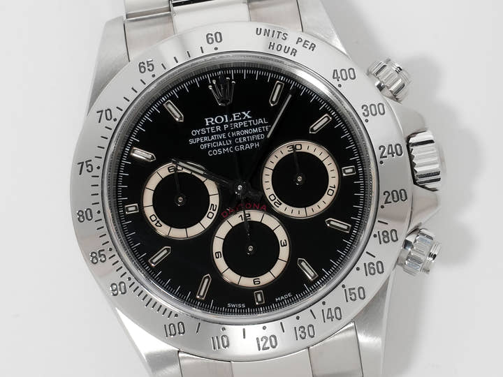 ロレックス デイトナ エルプリメロ Ref.16520 ステンレススチール ブラック文字盤 美中古 oauah79p