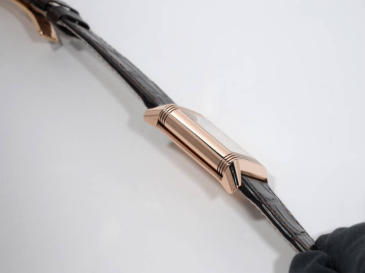 ジャガールクルト レベルソ トリビュート デュオ Ref.Q3902420 ピンクゴールド シルバー文字盤 美中古 ia8kzt6w