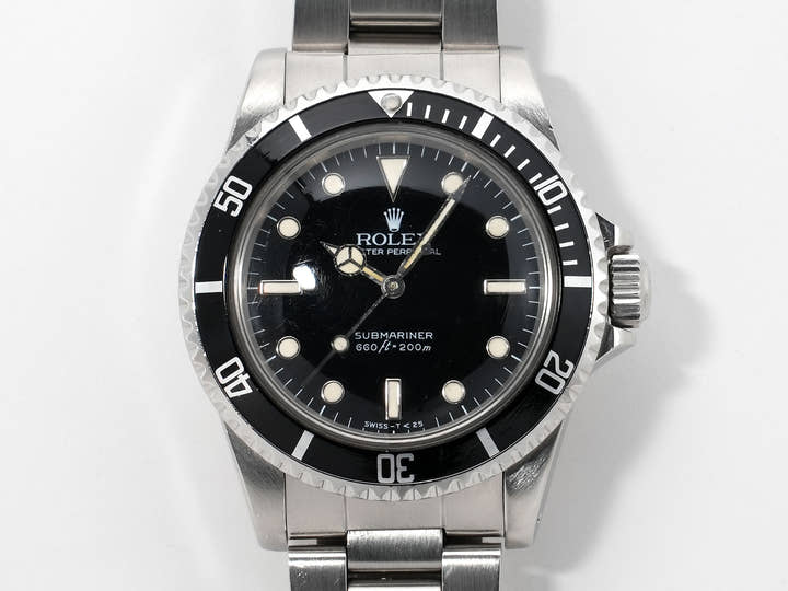 Pre-owned Rolex Submariner Ref. 5513 Stainless Steel Black Dial oyc77vqn