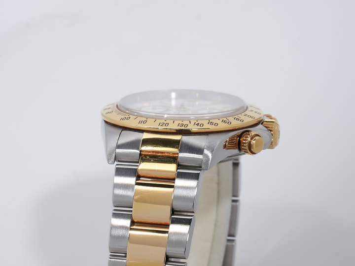 ロレックス デイトナ エルプリメロ Ref.16523 ステンレススチール/イエローゴールド ホワイト文字盤 中古 jwbpgwxa