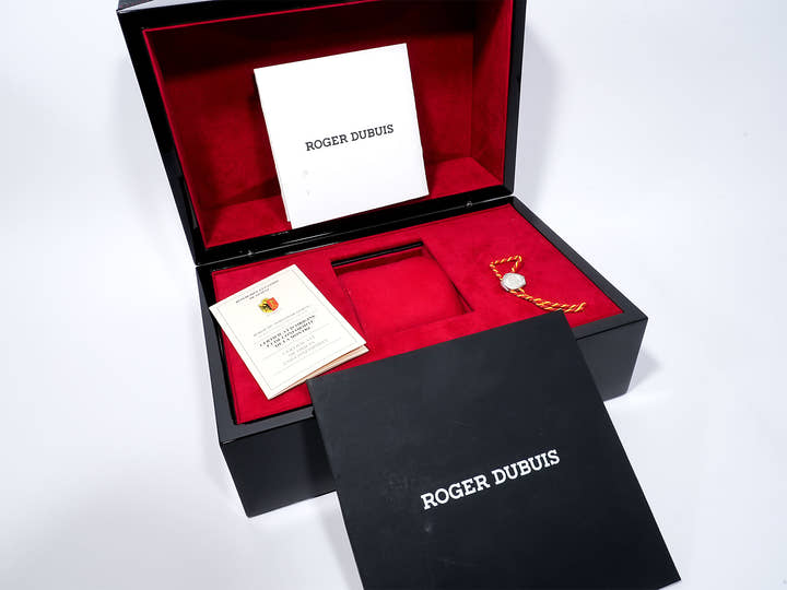 Roger Dubuis Excalibur Double Tourbillon Ref. DBEX0952 White Ceramic Skeleton Dial Pre-owned 78tt3phi