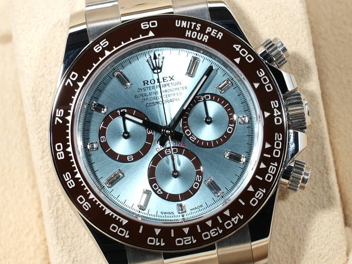 Rolex Daytona Ref. 126506A Platinum Ice Blue with 11 Diamond Dial, Unused (fjrfbfrv)