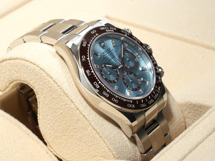 Rolex Daytona Ref. 126506A Platinum Ice Blue with 11 Diamond Dial, Unused (fjrfbfrv)