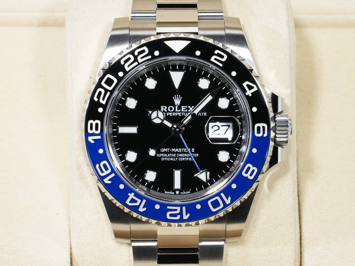 Rolex GMT-Master II Ref. 126710BLNR Stainless Steel Black Dial Oyster Bracelet Unused ty85ofxk