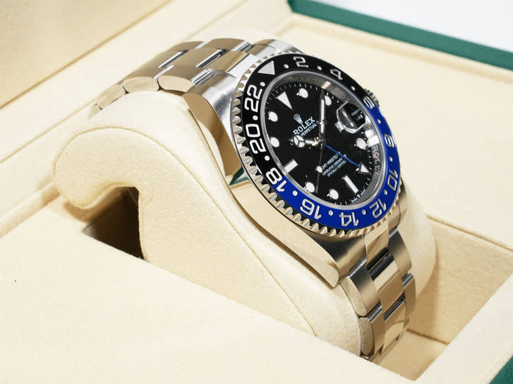 Rolex GMT-Master II Ref. 126710BLNR Stainless Steel Black Dial Oyster Bracelet Unused ty85ofxk