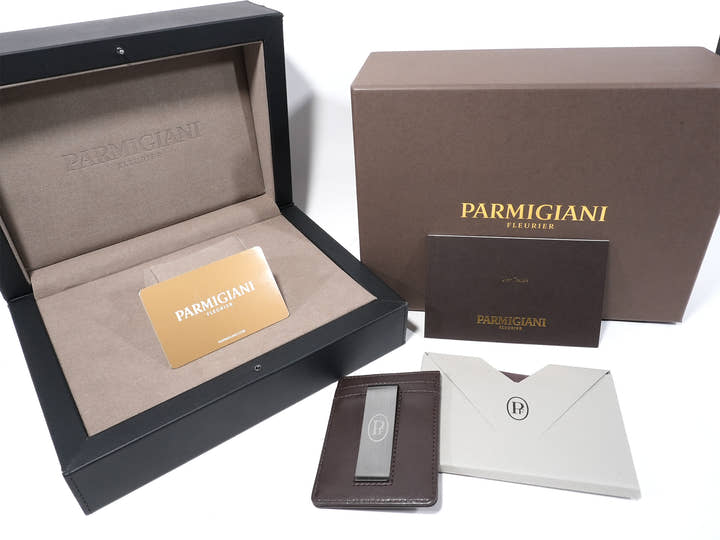 パルミジャーニフルリエ トンダ GT クロノグラフ Ref.PFC906-1020001-400181 ステンレススチール シルバー×クアンタムグレー文字盤 美品 e3678siu