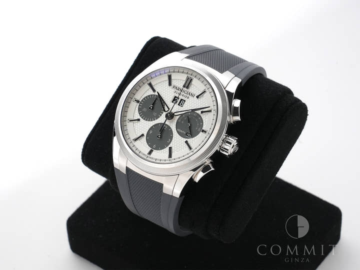 パルミジャーニフルリエ トンダ GT クロノグラフ Ref.PFC906-1020001-400181 ステンレススチール シルバー×クアンタムグレー文字盤 美品 e3678siu