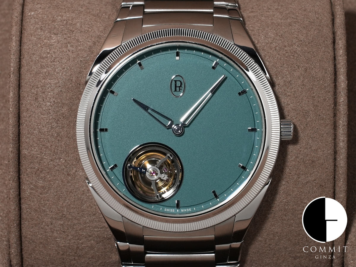 Parmigiani Fleurier Tonda PF Flying Tourbillon Ref. PFS921-1020001-100182 Stainless Steel Green Dial Excellent Condition w2rs2q22