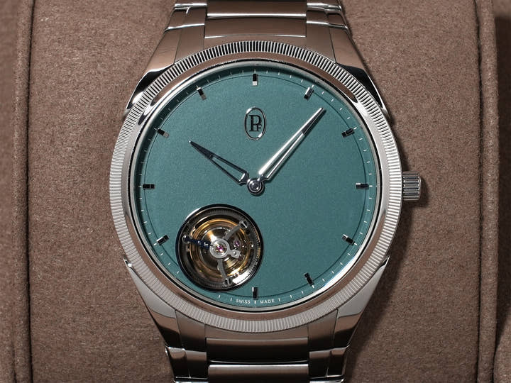 Parmigiani Fleurier Tonda PF Flying Tourbillon Ref. PFS921-1020001-100182 Stainless Steel Green Dial Excellent Condition w2rs2q22