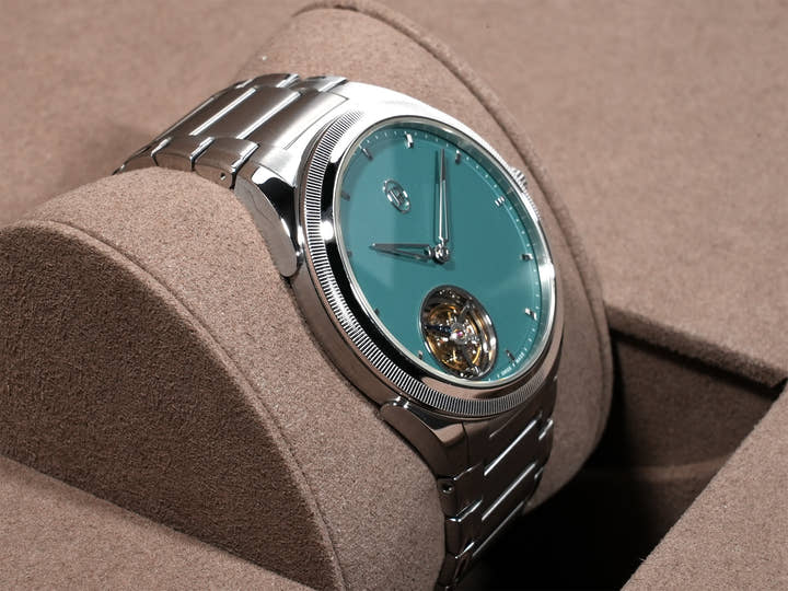 Parmigiani Fleurier Tonda PF Flying Tourbillon Ref. PFS921-1020001-100182 Stainless Steel Green Dial Excellent Condition w2rs2q22