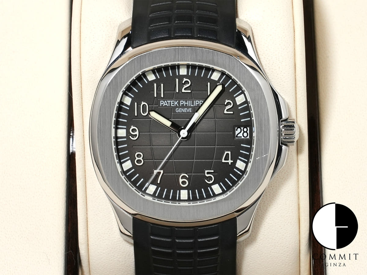 Patek Philippe Aquanaut Large Ref. 5165A-001 Stainless Steel Black Dial Pre-owned 2ifvhheq