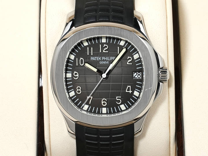Patek Philippe Aquanaut Large Ref. 5165A-001 Stainless Steel Black Dial Pre-owned 2ifvhheq