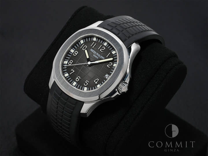 Patek Philippe Aquanaut Large Ref. 5165A-001 Stainless Steel Black Dial Pre-owned 2ifvhheq